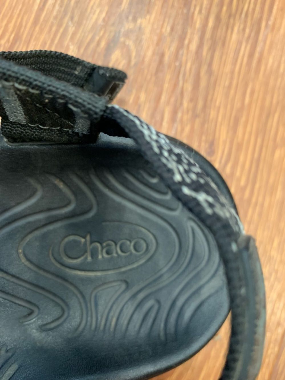 Chaco Z/Volv X2 Women’s 10W Strappy Sandals Black Gray Adjustable Outdoor Hiking - Picture 4 of 6